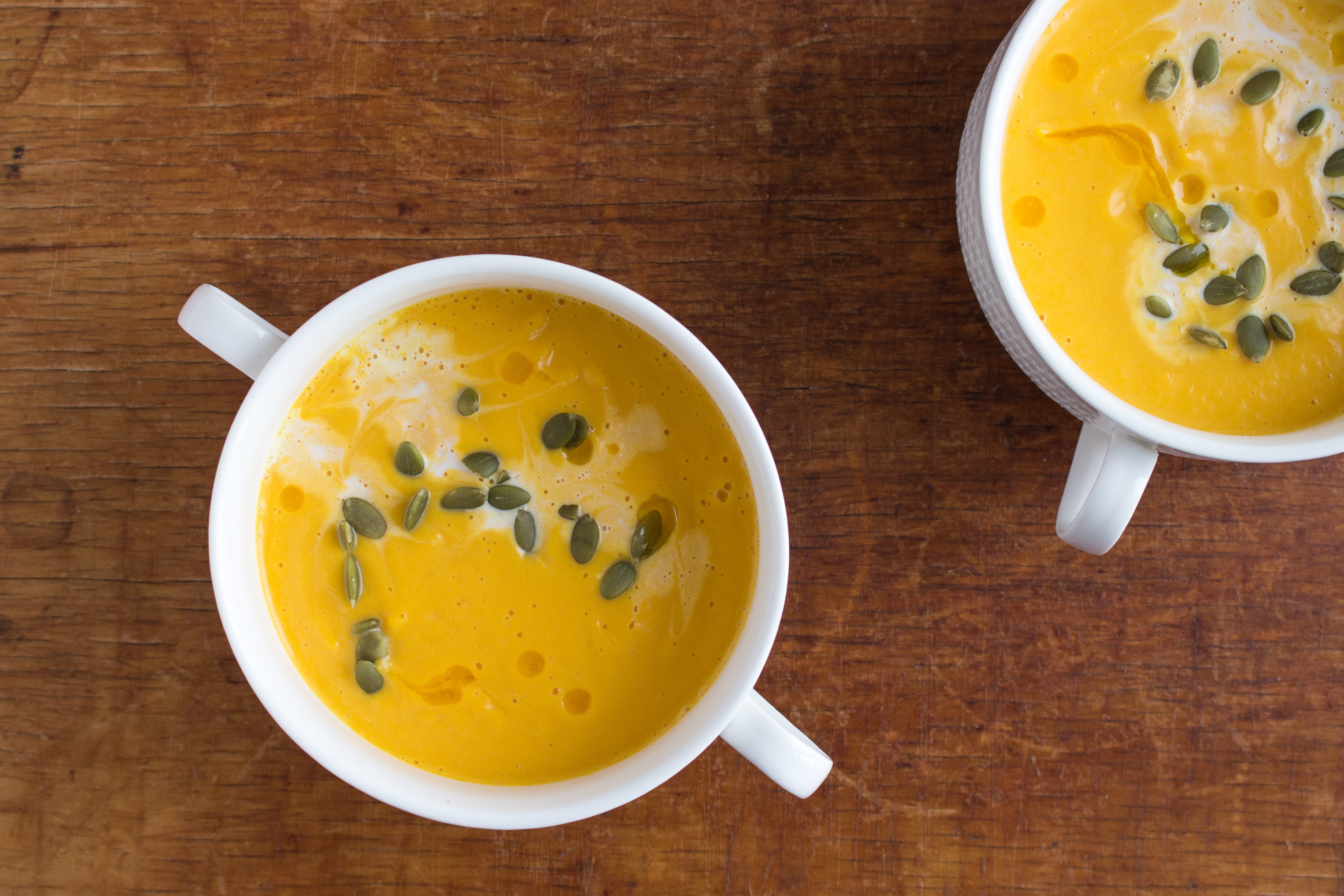 Крем-суп из тыквы | Вегетарианские рецепты от Кати Онопа