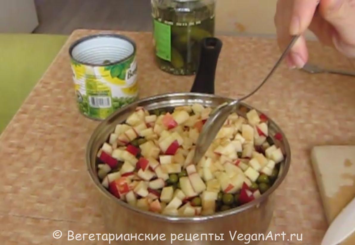 Оливье вегетарианский