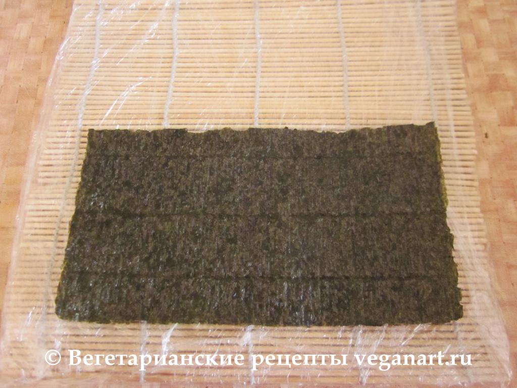 Вегетарианские роллы — Вегетарианские рецепты от Кати Онопа